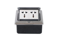 Built - In Pop Up Floor Outlet With Double Positions India International Type Socket