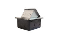 Stainless Steel Floor Duplex Receptacle15A 125VAC 60Hz UL / CUL Approval