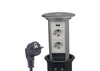Flush Mounted Pop Up Counter Outlet , High Safety Kitchen Counter Power Outlet