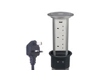 Intelligent Pop Up Counter Outlet , Home Pop Up Electrical Outlet For Countertops