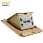 ISO9001 110V 250V Granite Flooring FGGP Floor Socket Box