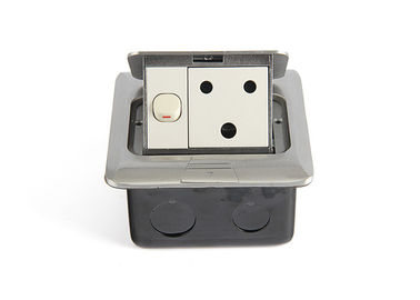 SA Concrete / Marble / Hardwood Purpose Pop Up Floor Outlet With 2 Pin Socket And South Africa Plug