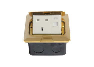 Multi - Application Brass Floor Socket  Pop Up Type With Cast Iron Junction Box