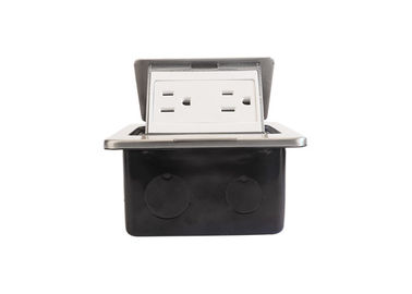 3.4A 5V Output USB Dual Charger Pop Up Floor Outlet Stainless Steel UL / CUL Listed
