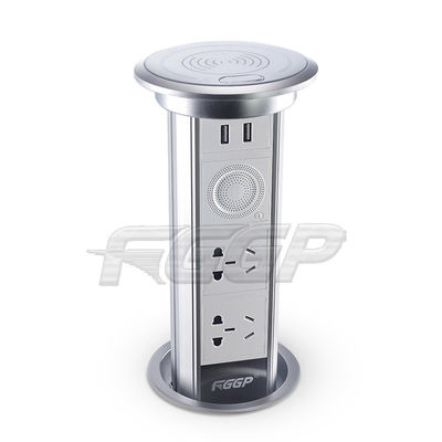 Electric 3 X Israel TUV Pop Up Counter Outlet For Office Table