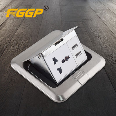 13 Amp 220v Floor Mounted Switched Socket Outlet With Junction Box