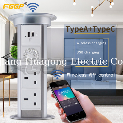 Automatic Retractable Pop Up Power Outlet For Kitchen Counters