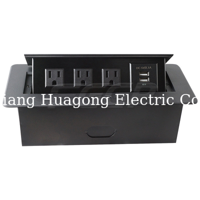 Office Desk Pop Up Power Socket Universal Electric Outlet 250V 13A
